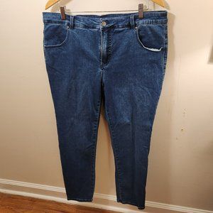 Universal Standard - Seine Mid Rise Skinny Jeans 27 Inch - True Blue - 16